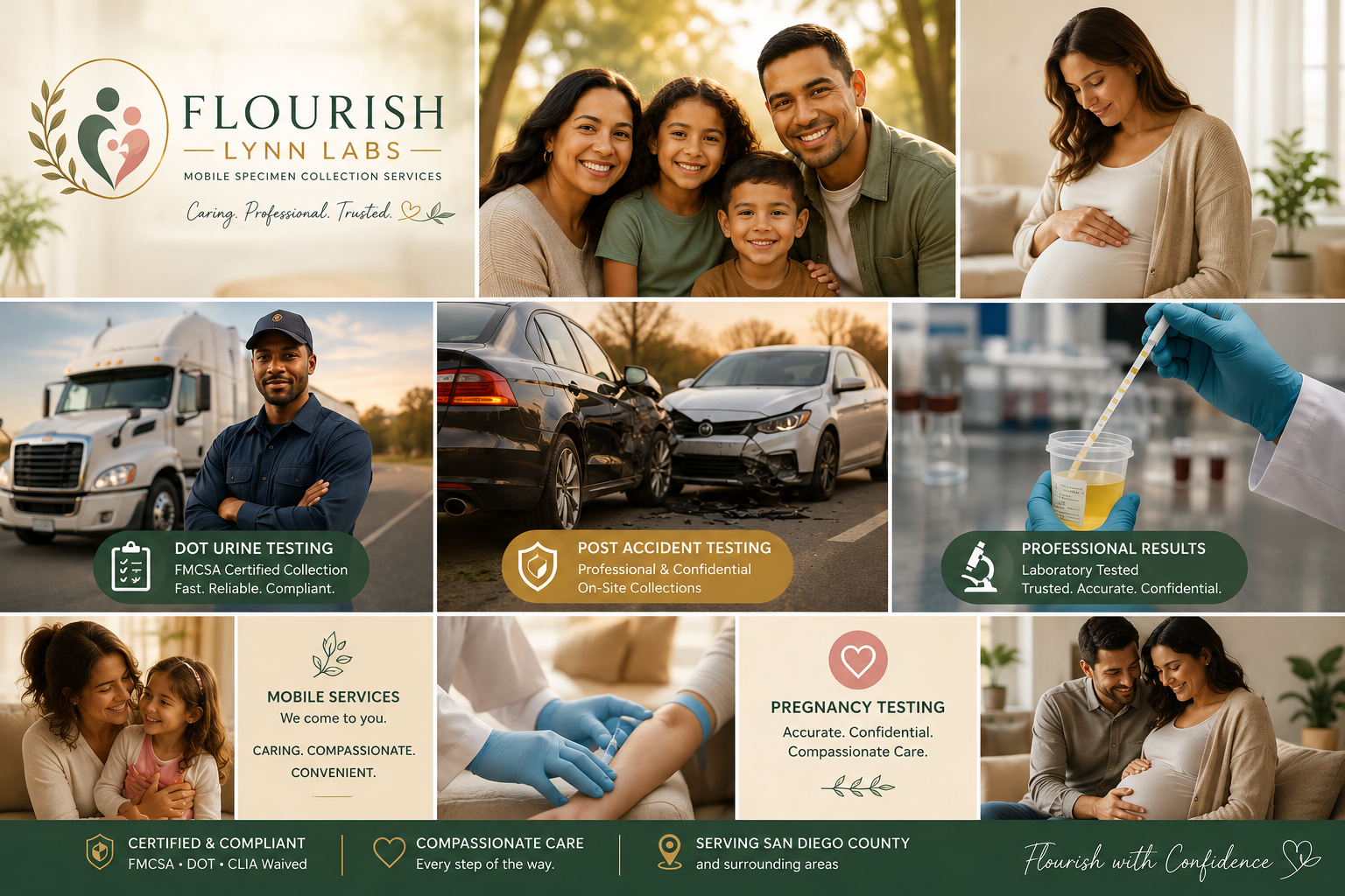 Flourish Lynn Labs Clinical DNA and DOT Testing Services